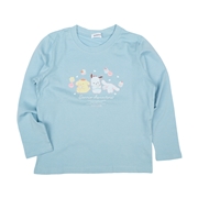 [キッズ]長袖Ｔシャツ　サンリオキャラクターズ サックス