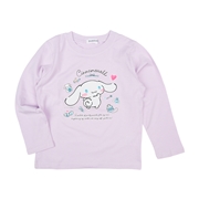 [キッズ]長袖Ｔシャツ　シナモロール パープル