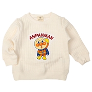 [ベビー]ニットキルトスウェットシャツ　アンパンマン アイボリー