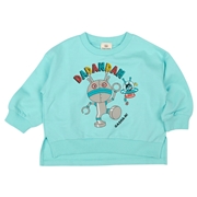 [ベビー]スウェットシャツ　ダダンダン　サックス