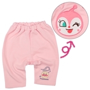 おしりアップリケパンツ　アンパンマン ピンク