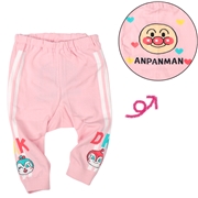 [ベビー]ニットパンツ　アンパンマン　ピンク