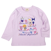 [キッズ]長袖Ｔシャツ　アンパンマン パープル