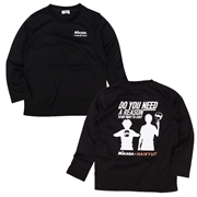 [130~150cm]長袖Ｔシャツ　ＭＩＫＡＳＡ×ハイキュー　ブラック