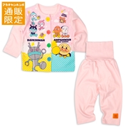 【通販限定】[ベビー]お着替え応援パジャマ　アンパンマン　ピンク