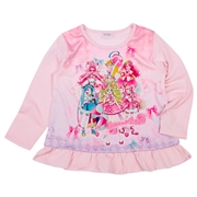 [キッズ]長袖Ｔシャツ　プリキュア　ピンク