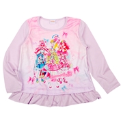 [キッズ]長袖Ｔシャツ　プリキュア　パープル