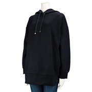 [授乳機能付き]長袖ダンボールパーカートップス　ネイビー