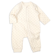 お着替えかんたんオール　ジッパー付　アイボリー