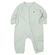 お着替えかんたんオール　ジッパー付　グリーン