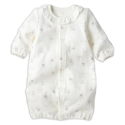 長袖ドレスオール　ふんわりやわらか　オフホワイト