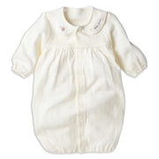 長袖ドレスオール　ふんわりやわらか　アイボリー