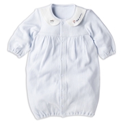 長袖ドレスオール　ふんわりやわらか　サックス