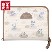 母子手帳ケース　ミッキー　ベージュ