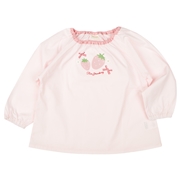 スモック　布帛　ピンク