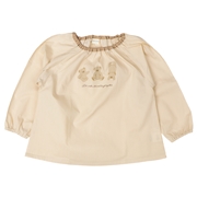 スモック　布帛　ベージュ