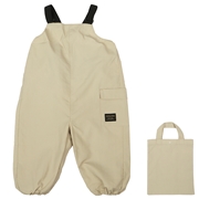 袖なし砂場着　ナイロン　はっ水加工　ベージュ