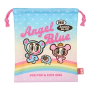 巾着小　エンジェルブルー