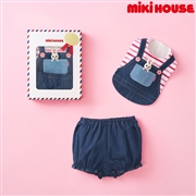 [ギフト] スタイ＆ブルマセット【BOX付き】 ピンク[ミキハウス]