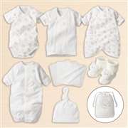 [お楽しみ袋]迷ったらまずはこれ！はじめての出産準備セット　アイボリー