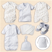 [お楽しみ袋]迷ったらまずはこれ！はじめての出産準備セット　ブルー