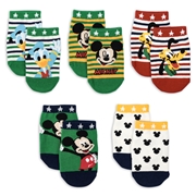 [お楽しみ袋]5Pキッズソックス　ミッキー [入荷案内受付中]