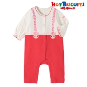 【SALE】[ベビー] カバーオール ピンク[ミキハウス　ホットビスケッツ]