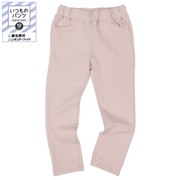 [キッズ]いつものパンツ10分丈  裏毛　レギュラー　無地 ピンク