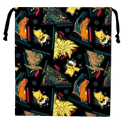 巾着Ｌ　ポケットモンスター　ＢＫ