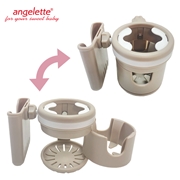 アンジェレッテ スマホ＆ダブルドリンクホルダー ベージュ