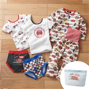 [お楽しみ袋]お着替え応援６点セット　カーズ　グレー