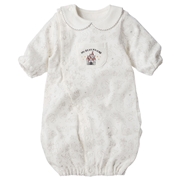 長袖ドレスオール　やわらか　ディズニー　クリーム