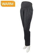 ウール調スリムテーパードパンツ　ブラック