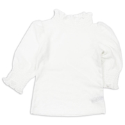 [ベビー]レーストップス　オフホワイト