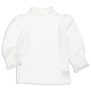 [キッズ]レーストップス　オフホワイト