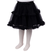 [キッズ]チュールスカート　ブラック