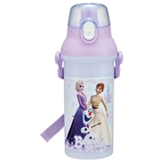 [480ml]直飲 プラ ワンタッチボトル アナと雪の女王