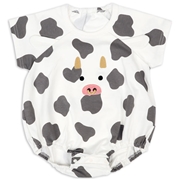 半袖　アウターロンパース　なりきりアニマル　うし