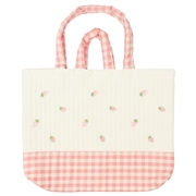 レッスンバッグ　イブル切替 ピンク