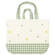 レッスンバッグ　イブル切替 グリーン