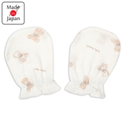 [日本製]フライスミトン　くま　ベージュ
