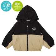 [ベビー]はっ水ジャケット　フード付き　ベージュ
