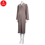 [授乳仕様]なめらかタッチリラックスワンピース モカ