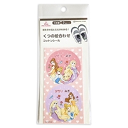 くつの絵合わせコットンシール　プリンセス