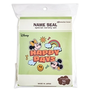 ネームシールスターターセット　ミッキーミニー