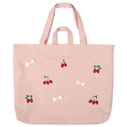 レッスンバッグ　いちご刺繍