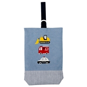 シューズバッグ　はたらく車ワッペン