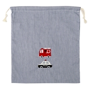 巾着大　はたらく車ワッペン