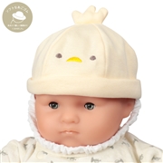 [40~46cm]ロールキャップ　アニマル　イエロー