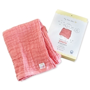 ベビー専用おくるみタオル ベビーピンク